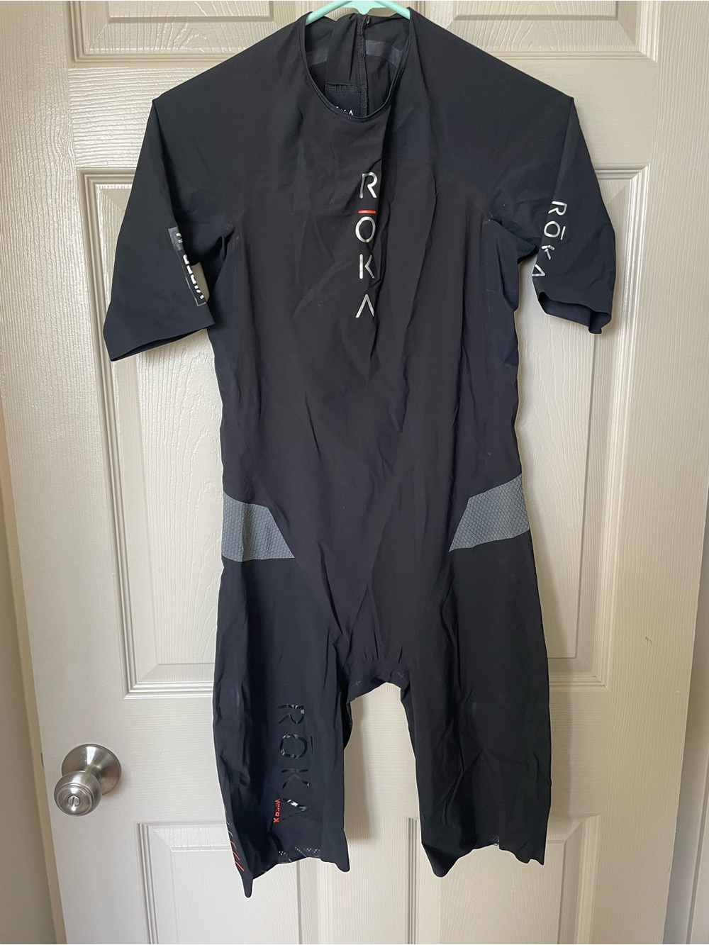 ROKA Men's Black Short Sleeve Swimskin